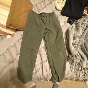 army green pants